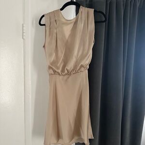 Amanda Uprichard champagne dress